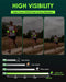 Rechargeable LED Armband 2-Pack, High Visibility Running Gear for Night Safety, 5 Colors & 3 Modes Light Up Wristbands f