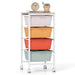 Four-Drawer Rolling Storage Cart