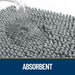 Dog Door Mat for Muddy Paws 48x30, Super Absorbent Chenille Mud Mat