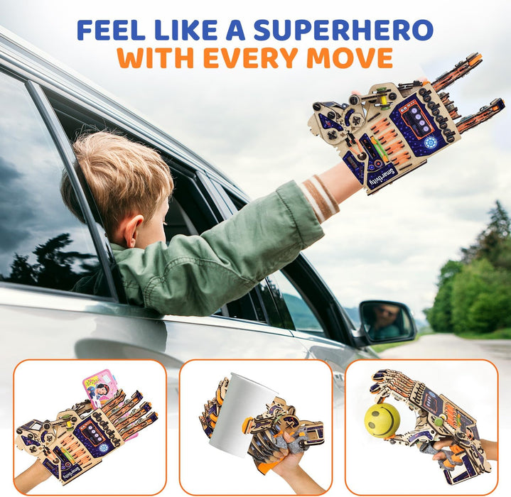 Robotic Mechanical Hand STEM Toy for Kids 8-14