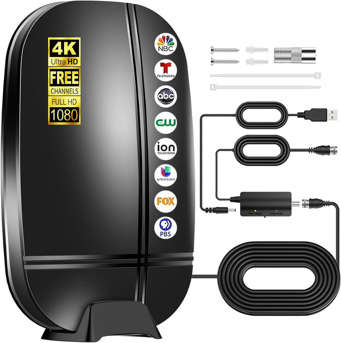 2026 Upgraded TV Antenna Indoor Outdoor, Digital Antenna for Smart TV