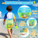 ERHAlCAT Beach Toys with Sand Molds, Collapsible Bucket for Kids Ages 3-12