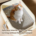 Double-Door Enclosed Cat Litter Box