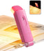 Book Light, USB Rechargeable Book Light for Reading in Bed (Pink)
