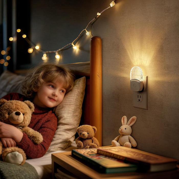 Night Lights Plug Into Wall,Color Changing Night Light for Kids
