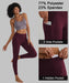 Anti-Nail Leggings for Women, Non-See-Through Yoga Pants with Phone Pockets, Tummy Control Full-Length/Capri Tights