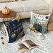 Fall Hello Pumpkin Blue Pillow Covers 18x18 Inch Set of 4