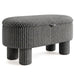 42-Inch Corduroy Storage Bench