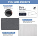 Stone Bath Mat, Diatomaceous Earth Bath Mat, Shower Mat Grey