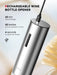 Rechargeable Electric Wine Gift Set - Aerator, Vacuum Stoppers, Foil Cutter and Bottle Opener for Home Bar and Outdoor Parties