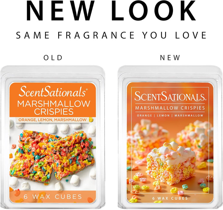 Marshmallow Crispies Scented Wax Melts 10oz (24 Cubes)