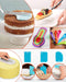 700 PCs Cake Decorating Kit with Baking Supplies Cake Decoration Set including Springform Pans, Cake Turntable, Numbered