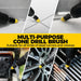 6Pc Drill Brush Set - Soft Bristles with Extension for Home Clean