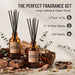 Reed Diffuser Set, Teakwood & Mahogany Scent Diffuser 2 Pack 8Fl Oz