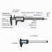 Digital Caliper 0-6" Measuring Tool, Micrometer Caliper with Auto-Off Feature, Interchangeable Between inches and millimeters for Jewelry Measurement and 3D Printing
