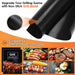 BBQ Grilling Accessories Set, 34Pcs Heavy Duty Grill Tools, Brown