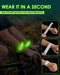 Rechargeable LED Armband 2-Pack, High Visibility Running Gear for Night Safety, 5 Colors & 3 Modes Light Up Wristbands f