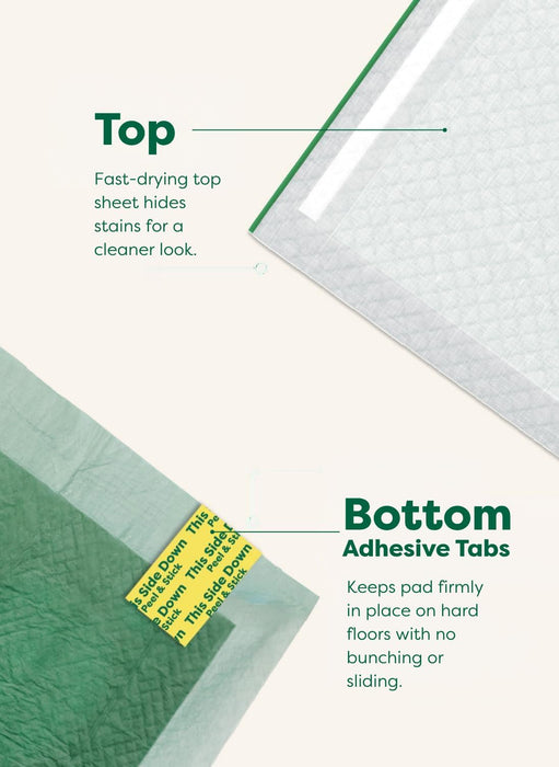XL Dog & Puppy Pee Pads, Discreet Top, Max Absorbency, 40CT