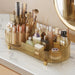 Rotating Makeup Organizer for Vanity Countertop, Amber