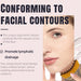 Lymphatic Contour Face Brush - Double Chin Reducer & Lymphatic Drainage Massager, Anti-Puffiness Depuffer Tool for Sculp