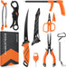 SteelStream 8pc Fishing Tool Kit, Fishing Gear and Gifts for Men