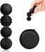 Silicone Magnetic Sensory Balls Fidget Toys,4 Pack Office Stress Toys,Black
