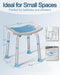 Shower Chair for Inside Shower, Adjustable Height Shower Stool