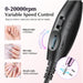 C40 Electric Nail Drill Professional, Precise Speed Dial, Purple
