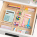 44 PCS Clear Plastic Drawer Organizers Set, Vanity Organizer Trays