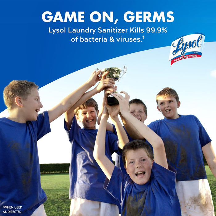 Laundry Sanitizer Liquid, Detergent Additive, Crisp Linen, 90oz