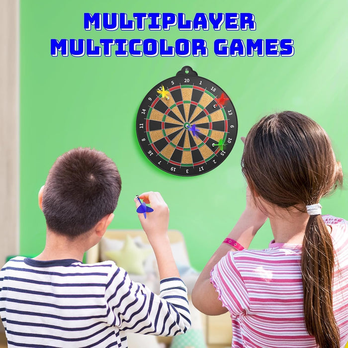 Magnetic Dart Board for Kids - 12pcs Magnetic Darts, Outdoor Kids Games