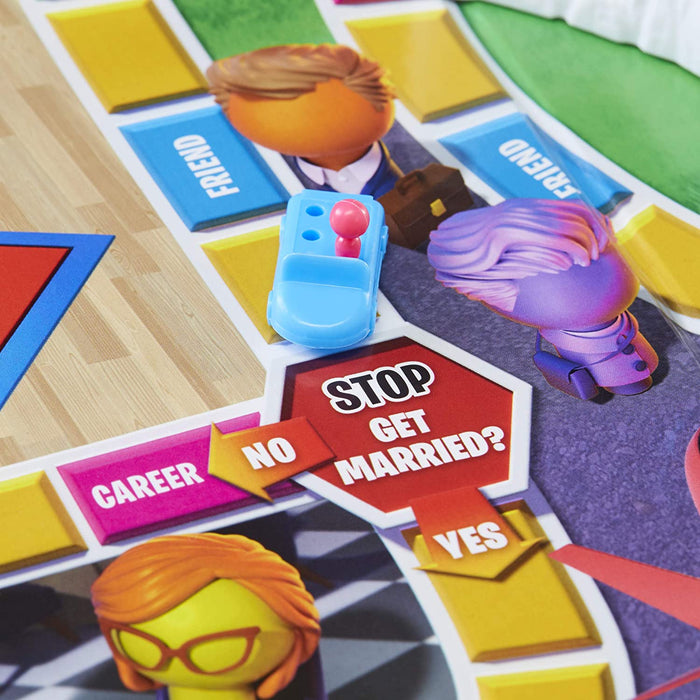 The Game of Life Board Game, Family Games for Kids Ages 8 and Up, Pegs Come in 6 Colors, Family Board Games for 2 to 4 Players