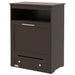 Raised-Bowl Pet Feeder Station with Storage Cabinet