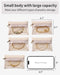 Travel Jewelry Pouch, 33pcs Clear Velvet Zipper Bag