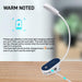 Rechargeable Book Light, 14 LEDs Eye Care Clip On Amber Reading Light for Bookworms Reading in Bed with 9 Colors 9 Brightness (White-Blue)