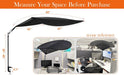 65" office cubicle desk shade,designed for light sensitive workers,idea for office cubicles and orginal desk canopy,block overhead light Black(Patent pending)