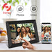 32GB FRAMEO 10.1 Inch Smart WiFi Digital Photo Frame 1280x800 IPS LCD Touch Screen, Auto-Rotate Portrait and Landscape, 
