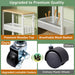 Slim Laundry Room Organization Cart with Upgraded Metal Hub Casters