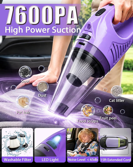 Car Cleaning Kit with Vacuum,Deep Cleaning for Interior Detailing