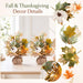 Fall Thanksgiving Table Decorations, Centerpieces for Tables, 2 Pack