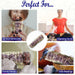 Lavender with White Sage -  Sage Incense Sticks for Cleansing Negative Energy, Sage Sticks for House Cleansing - Lavender with White Sage Smudge Sticks Pack of 4