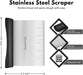 Multi-Purpose Stainless Steel Bench Scraper Dough Blender & Pastry Cutter