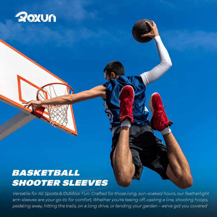 Arm Sleeves Cooling UV Sun Protection Sport Compression for Men Women