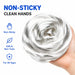 Glossy Metallic Slime Toy, Stretchy Non-Sticky Sensory Putty with DIY Pigments, Satisfying ASMR Stress Relief Fidget Toy for Adults Teens,Sohochic