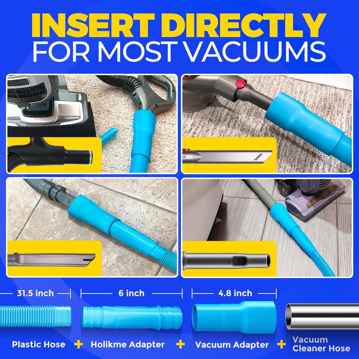 Dryer Vent Cleaner Kit – Blue Lint Vacuum Attachment