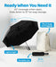 Windproof Compact Umbrellas for Rain - Strong Reinforced Fiberglass Rib Design & Auto Open & Close - Portable Folding Tr