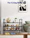 Shoe Rack for Closet, Shoe Organizer, 27.6" Wide - 3 Tier, Black