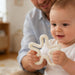 3pcs Coral Flower Teether Ring Baby Teething Toys Silicone Teether