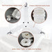 Bed Sheet Straps, Upgrade Fitted Bed Sheet Holders for Corners, Non Slip Sheet Clips White 4Pcs