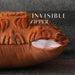 Fall Pillow Covers 18x18 2Pcs Rust Pumpkin Fall Decorations for Home